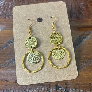 Elegant Gold Dangle Earrings